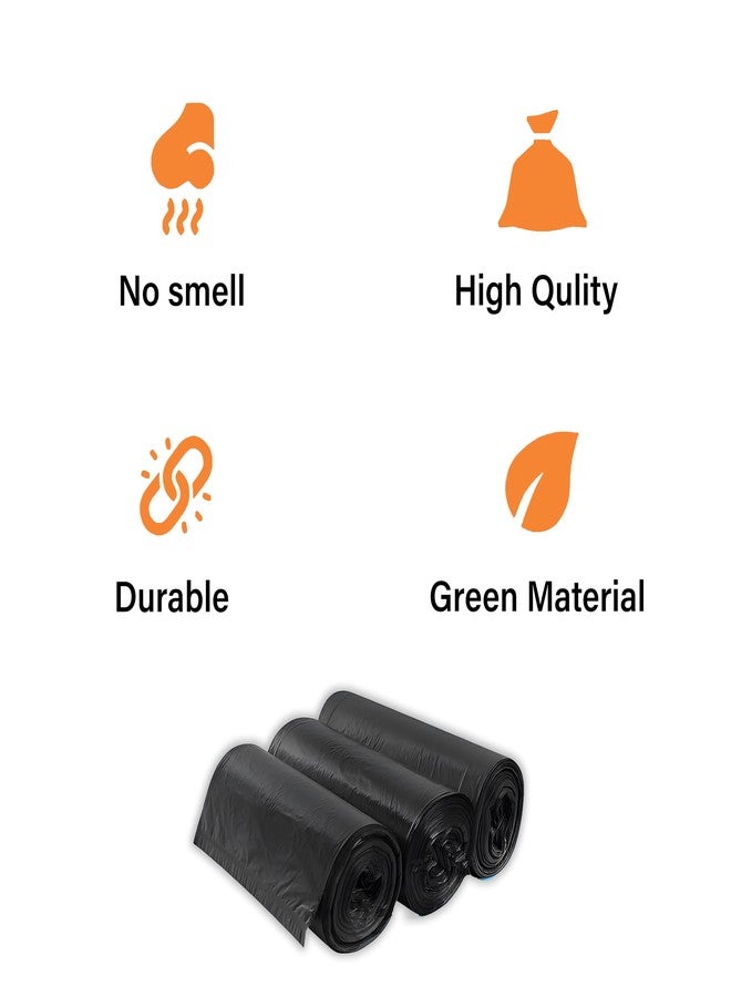 Xopy Premium Garbage Bags - Medium Size 19x21 Inches | 3 Rolls x 30 Bags = 90 Bags | Black Dustbin/Trash Bags for Home, Kitchen & Office | Pouch Packing - Image 3